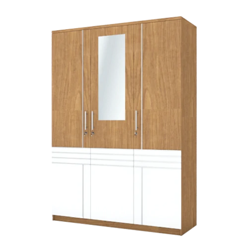Lemari Pakaian Olympic Motif Kayu Latte Series Lemari Pakaian Olympic Motif Kayu Latte Series