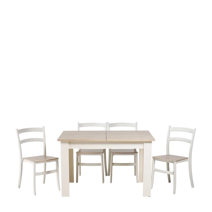 Meja Makan Olympic - DTM Lyra - Dining Table 1 Set Dengan Kursi 4 Pcs