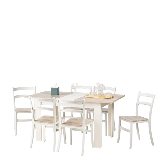Meja Makan Olympic - DTM Lyra - Dining Table 1 Set Dengan Kursi 4 Pcs